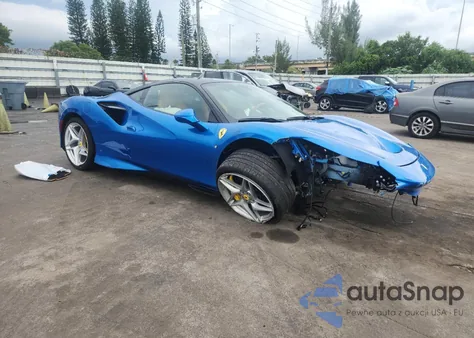 2022 Ferrari F8 Tributo из США, поврежденный, VIN ZFF92LLA2N0272257